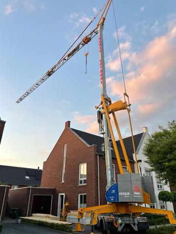 BOUWKRAAN HUREN | Geen hijsbewijs | Montage op locatie beschikbaar voor biedingen