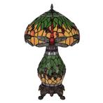 Tiffany tafellamp met verlichte voet – libelle in, Huis en Inrichting, Lampen | Tafellampen, Verzenden, Nieuw