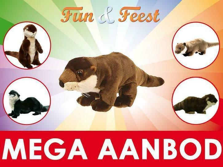 Otter knuffels- Het grootste aanbod knuffel otters, Kinderen en Baby's, Speelgoed | Knuffels en Pluche, Overige typen, Nieuw, Ophalen of Verzenden