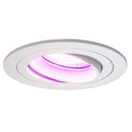 Zigbee smart Inbouwspot Wit 4.7W | Rond | 80 mm, Huis en Inrichting, Lampen | Spots, Ophalen of Verzenden, Nieuw, Plafondspot of Wandspot