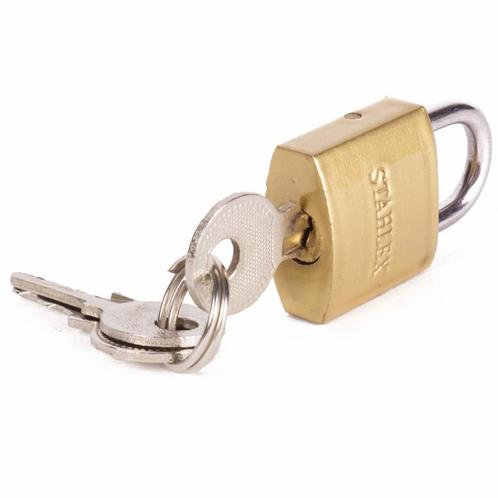 Stahlex Veelzijdig hangslot - 20 mm - veiligheidscategori..., Doe-het-zelf en Verbouw, IJzerwaren en Bevestigingsmiddelen, Nieuw