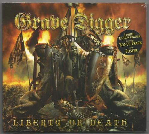cd digi - Grave Digger  - Liberty Or Death, Cd's en Dvd's, Cd's | Hardrock en Metal, Zo goed als nieuw, Verzenden