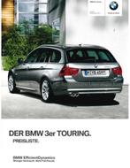 2011 BMW 3 SERIE TOURING PRIJSLIJST DUITS, Boeken, Auto's | Folders en Tijdschriften, Nieuw, Porsche, Author