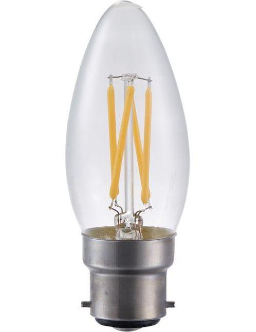 SPL LED Kaarslamp B22d 4W 320lm 2500K Helder Dimbaar, Huis en Inrichting, Lampen | Overige, Nieuw, Ophalen of Verzenden