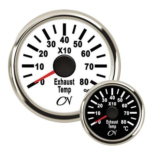 CN uitlaattemperatuur meter met Chromen ring Wit of Zwart in, Watersport en Boten, Bootonderdelen, Nieuw, Ophalen of Verzenden