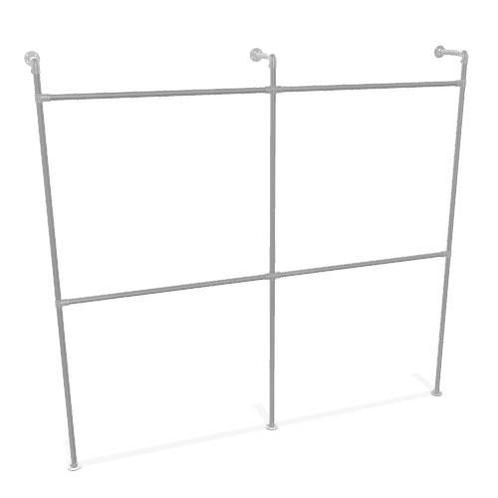 Industrieel Kledingrek Toulouse | Staal 33.7 mm | Vloer/Wand, Kleding | Dames, Kledingrekken, Ophalen of Verzenden