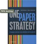 One paper strategie 9789013120516 Manon Diepenmaat, Verzenden, Zo goed als nieuw, Manon Diepenmaat