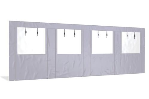 Overkapping zijwand PVC  | 8 meter breed |  250cm hoog |, Doe-het-zelf en Verbouw, Zeil en Folie, Zeil, Nieuw, Ophalen of Verzenden