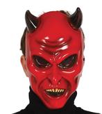 Halloween Masker Duivel Rood, Nieuw, Verzenden