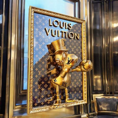 soul.arta - “Luxury Scrooge Boxer & LV 3D”, Antiek en Kunst, Kunst | Schilderijen | Modern