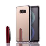 2in1 Spiegel en Hoesje voor Samsung Galaxy S8 Plus Goud, Telecommunicatie, Mobiele telefoons | Toebehoren en Onderdelen, Nieuw
