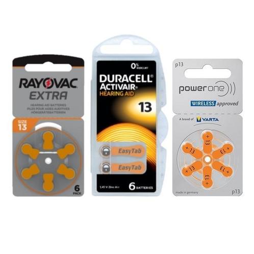 Proefpakket: 3 pakjes met 6 batterijen No. 13 oranje, Diversen, Verpleegmiddelen, Nieuw, Ophalen of Verzenden