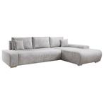 Sofa Iseo - Rechts - Met slaapfunctie - Lichtgrijs, Huis en Inrichting, Banken | Bankstellen, Verzenden, Nieuw