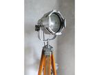 Theater Lamp - Staande lamp - Aluminium, Hout, Staal, Antiek en Kunst