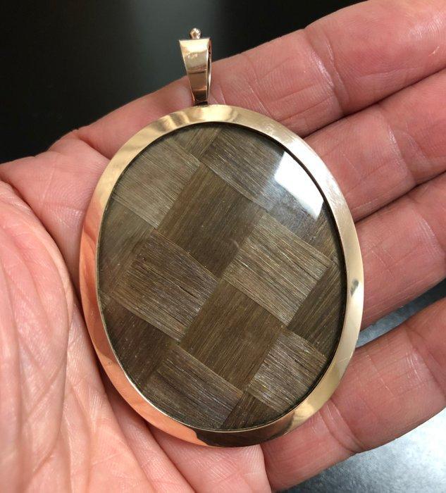Zonder Minimumprijs - Hanger - 9 kt. Roségoud - 1850 -, Sieraden, Tassen en Uiterlijk, Antieke sieraden