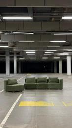 Minotti Braque | Modulaire bank | NIEUWSTAAT, Huis en Inrichting, Stof, Ophalen of Verzenden, Zo goed als nieuw, Rechte bank