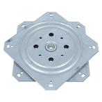 Metalen draaiplateau 155x155mm, Doe-het-zelf en Verbouw, Verzenden, Nieuw