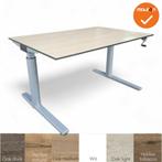 Gispen TM bureau – Slinger verstelbaar – 120x80 met zich, Werkplek, Ophalen of Verzenden, Gebruikt, Bureau