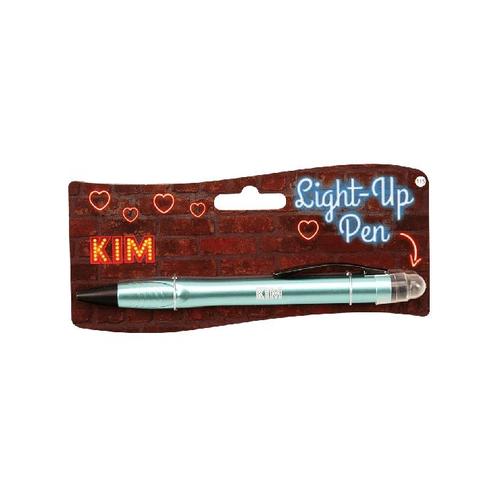 Balpen Light-Up pen Kim mint, Verzamelen, Pennenverzamelingen, Ophalen of Verzenden