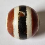 Oud Tibetaans / Nepalese Geschilderd archaïsch glas Kralen, Antiek en Kunst