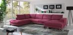 U-Bankstel Stroe - loungebanken - Roze, Huis en Inrichting, Banken | Sofa's en Chaises Longues, Nieuw, Stof