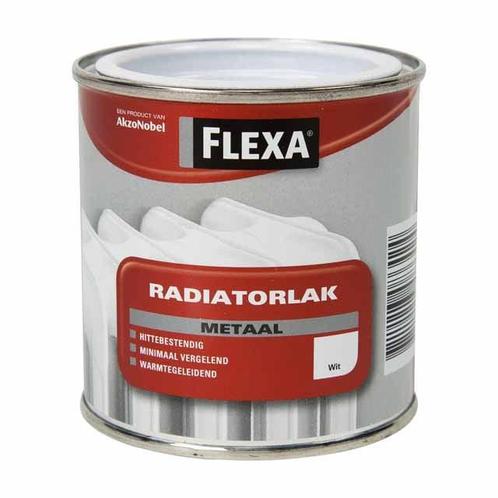 Flexa Radiatorlak Metaal - RAL 1013 - 3 maal 0,75 liter, Doe-het-zelf en Verbouw, Verf, Beits en Lak, Lak, Overige kleuren, Nieuw