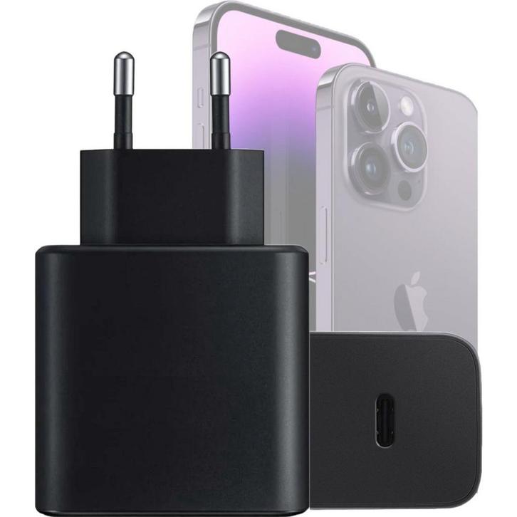 iPhone 14 Snellader - 45W USB C - Power Adapter voor Apple, Telecommunicatie, Mobiele telefoons | Telefoon-opladers, Ophalen of Verzenden