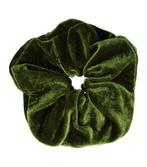 Scrunchie Haarelastiek 12cm Velvet Mosgroen, Sieraden, Tassen en Uiterlijk, Uiterlijk | Haarverzorging, Nieuw