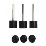 Campking Tentdoppen 25mm Boven/Onder 3st, Caravans en Kamperen, Ophalen of Verzenden, Nieuw