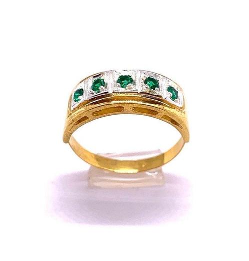 Zonder Minimumprijs - Eeuwigheidsring - 9 kt. Geel goud,, Sieraden, Tassen en Uiterlijk, Antieke sieraden