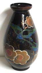 Scailmont - Henri Heemskerk - Vaas - Hyalietglas - Blauwe, Antiek en Kunst, Antiek | Glas en Kristal