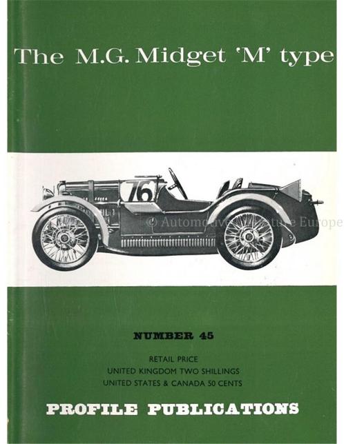THE MG MIDGET M TYPE (PROFILE PUBLICATIONS 45), Boeken, Auto's | Boeken