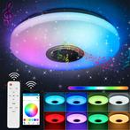 LED plafondlamp met bluetooth speaker RGB 50 cm, Huis en Inrichting, Verzenden, Nieuw