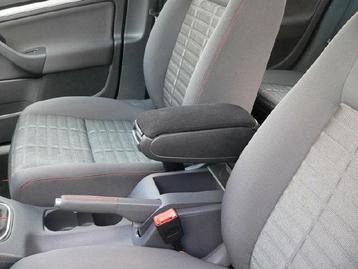 Auto armsteun VW Golf 5 of Jetta Verstelbare, zwart leder. beschikbaar voor biedingen