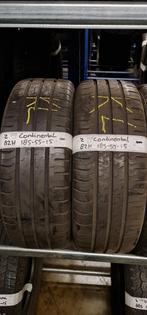 2x 185-55-15 Continental Zomer 6mm €25 Per Band 185 55 15, Auto-onderdelen, Banden en Velgen, Ophalen, Gebruikt, 15 inch, 185 mm
