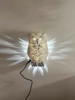 3D wandlamp Uil, Verzenden, Nieuw, Kunststof, Marmer uiterlijk