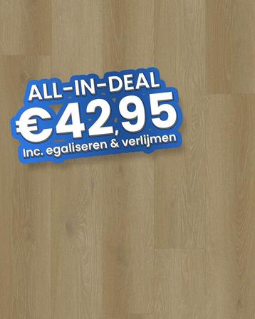 -21% | Actie vloer Plak PVC Plank Donker eiken - OP = OP! | beschikbaar voor biedingen