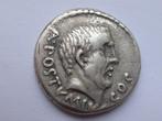Romeinse Republiek. Albinus Bruti f. 48 BC. AR Denarius.