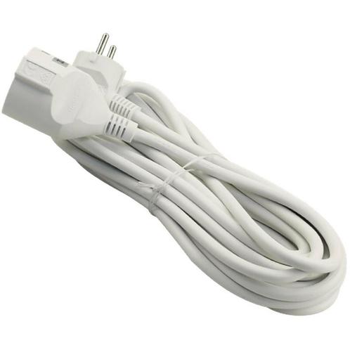 Verlengsnoer 3 x 1.5mm + RA wit - 2 meter, Doe-het-zelf en Verbouw, Elektra en Kabels, Ophalen of Verzenden