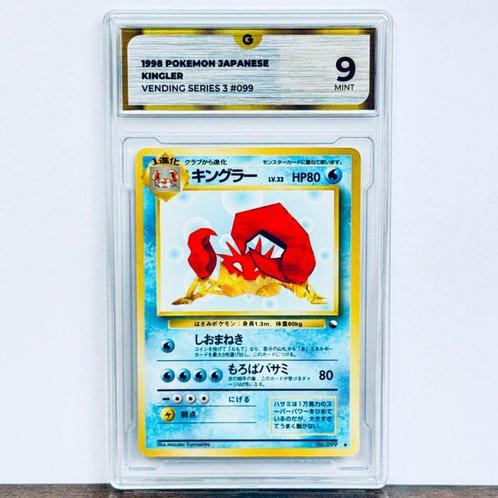 Pokémon Graded card - Kingler Vending 3 - Pokémon - GG 9, Hobby en Vrije tijd, Verzamelkaartspellen | Pokémon
