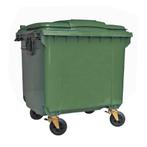 Afvalcontainer 1100 liter groen, Kunststof, Nieuw, 40 liter of meer, Ophalen of Verzenden