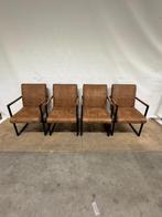 4x Sledestoel bruin, Huis en Inrichting, Stoelen, Nieuw