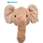Warme wanddecoratie olifant Elly in bruin met 3D-effect v..., Ophalen of Verzenden, Nieuw