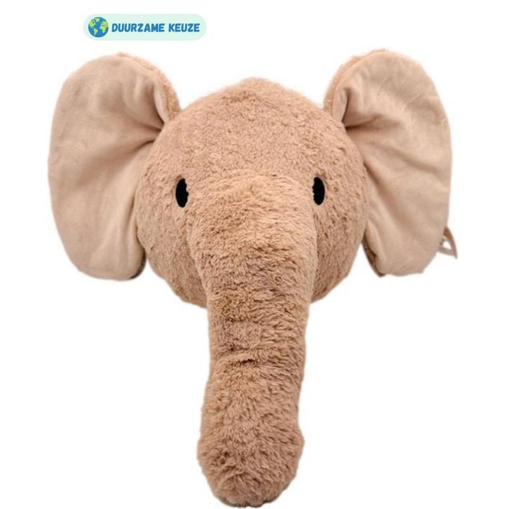 Warme wanddecoratie olifant Elly in bruin met 3D-effect v..., Kinderen en Baby's, Kinderkamer | Inrichting en Decoratie, Nieuw