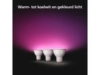Philips Hue Spot - wit en gekleurd licht - 3 pack - GU10, Huis en Inrichting, Verzenden, Zo goed als nieuw