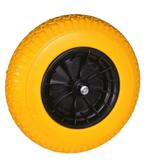Kruiwagens Kruiwagenwiel PVC anti-lek geel (13cm aslengte), Doe-het-zelf en Verbouw, Transportwagens, Nieuw, Ophalen of Verzenden