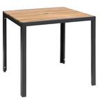 Vierkante Stalen en Acaciahouten Tafel 80 x 80 cm, Verzenden, Nieuw in verpakking