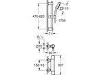 GROHE QuickFix Precision Trend doucheset - Waterbesparend -, Verzenden, Zo goed als nieuw
