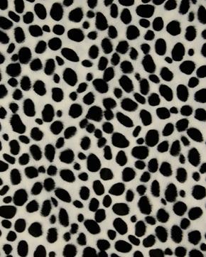 Imitatie Bont Dalmatiër, Hobby en Vrije tijd, Stoffen en Lappen, Overige kleuren, Nieuw