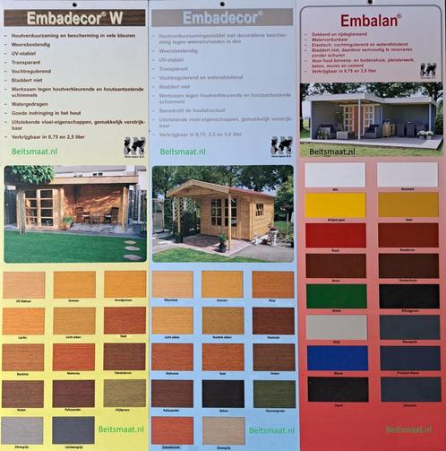 Embadecor W Embalan beits, gratis verzending, Doe-het-zelf en Verbouw, Verf, Beits en Lak, Nieuw, Verzenden